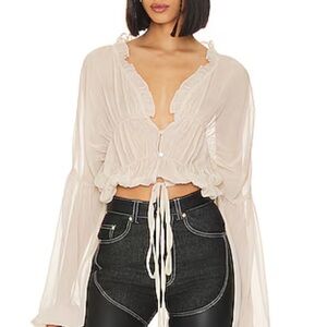 NWT SNDYS Bali Top in Cream